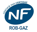 ROBINET TOURNANT SPHERIQUE GAZ F/F 1"1/2 PASSAGE TOTAL / 5 BAR NF078 ROB564