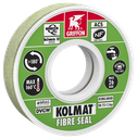 BANDE D'ETANCHEITE POUR RACCORD FILETE KOLMAT FIBRE SEAL RL 12MM X 15M EN751-2 NF540