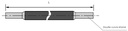 LIAISON 90A 16 MM² BLEUE 6980074