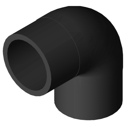 [GFI193281424] COUDE 90° LISSE D200 NF136 8022382 CLI200090
