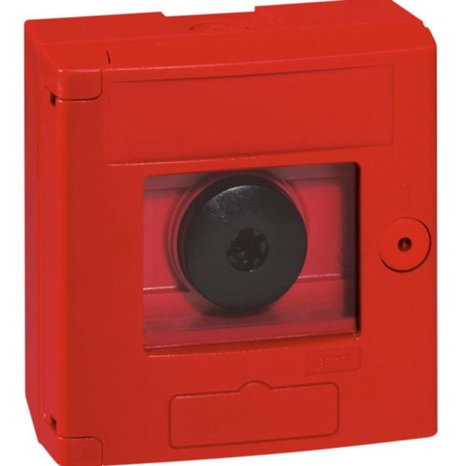 [LEG038011] INTERRUPTEUR COUP DE POING COFFRET ROUGE DOUBLE POSITION POSE SAILLIE ICP001